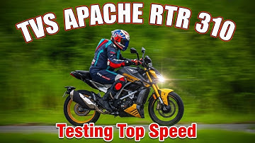 TVS Apache RTR 310 Full Speed Test | Top Speed Review | Real Road Testing