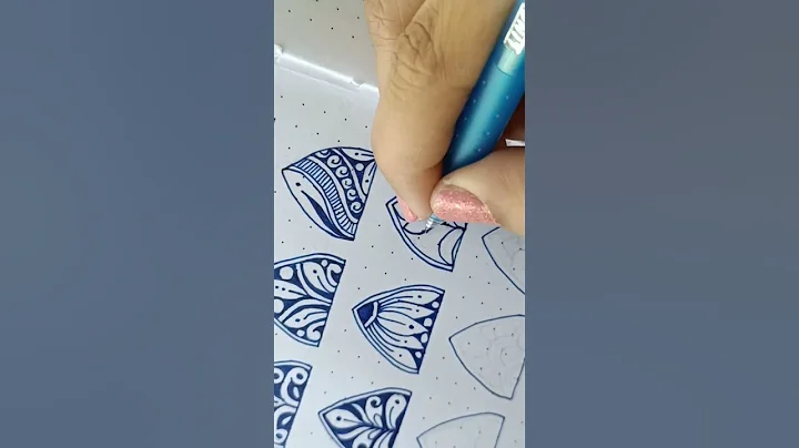 Day 15 Mandala art pattern #shorts #youtubeshorts #art #mandala #pattern #practice  #mandalapattern