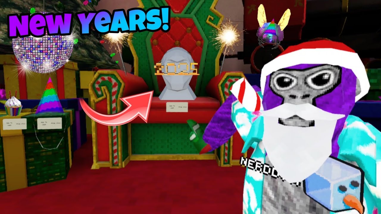 Gorilla Tag's New Years 2025 Update! YouTube
