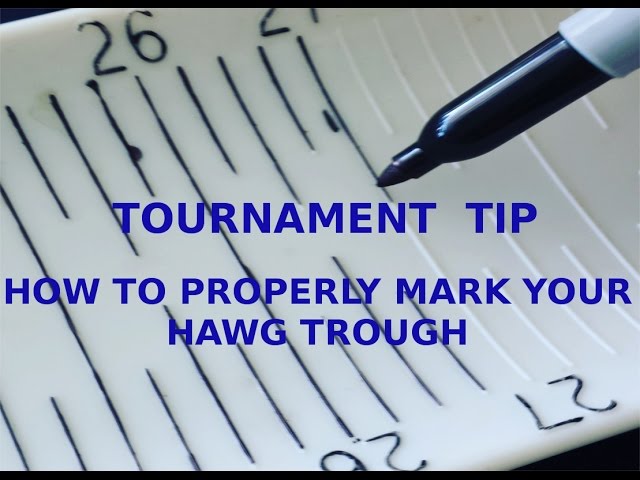 How to Properly Mark a Hawg Trough for Kayak Tournament Fishing 