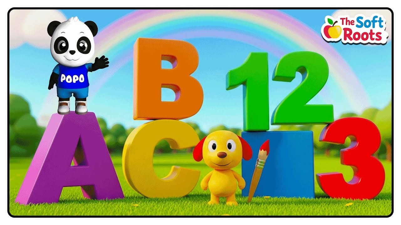 Preschool Learning activities for 3 year olds at home | Learn ABC Phonics Shapes Numbers Colors 🌈