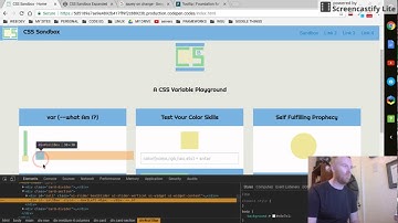 Basic Introduction to CSS Sandbox - Landing Page Ball and Slider