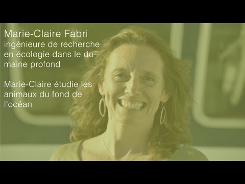 Marie-Claire Fabri, ingénieure de recherche en écologie dans le domaine profond