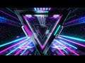 4K Retro Neon Triangle | Animation Video