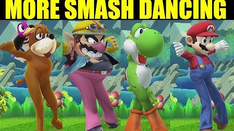 Bayonetta Teaches More Dance Moves To Every Character in Smash Bros Wii U (Smash 4 Mods)