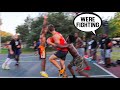 They Were Talking CRAZY SH** & Wanted To Fight!! 5v5 Basketball