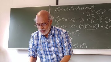 Superstring Theory Lecture 10 Part - 5/8 by Daya Shankar Kulshreshtha at Univ. Oldenburg Germany