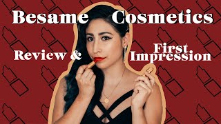 Besame Cosmetics Review &amp; First Impression | Design by Brianna