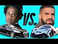 DRAKE VS JAY Z PERSONAL CAR COLLECTIONS