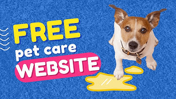 Free Pet Website  - Design A Bespoke Pet Care Website Using WordPress🔥