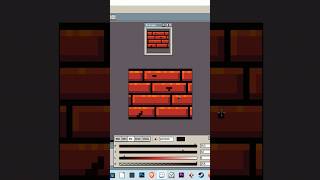 Pixel Art: How to make a Brick tile in Aseprite #shorts #pixelart #howto #animation
