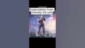 COD Mobile K9 unit expectation vs reality #callofdutymobile #callofduty #gaming #codm #battleroyale