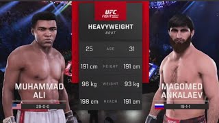 UFC 5 Muhammad Ali Vs Magomed Ankalaev - Superb #UFC Heavyweight Fight English Commentary PS5