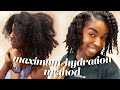 Maximum Hydration Method Wash Day 💦 4A Curl High Porosity Hair