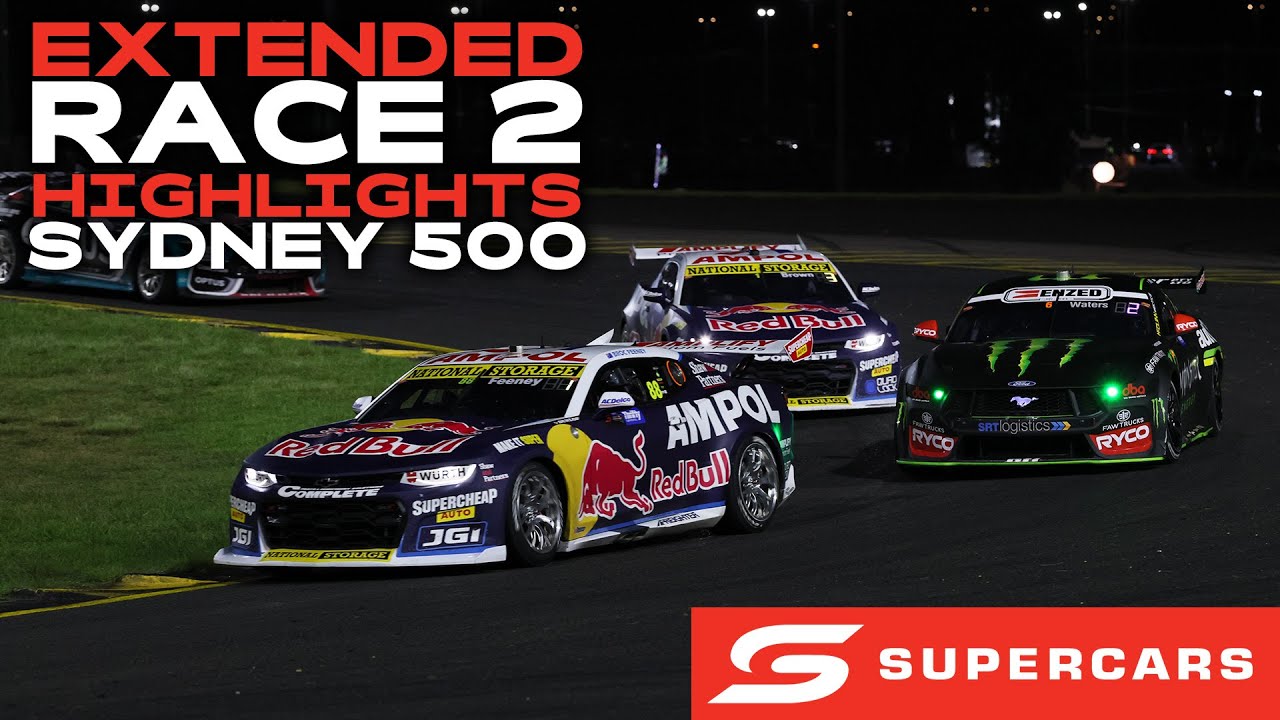 Race 2 Extended Highlights - Thrifty Sydney 500 Opening Round | 2025 Repco Supercars Championship