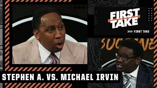 'BLASPHEMOUS'❗🗣️😠 Stephen A. calls out Michael Irvin for putting Micah Parsons in the MVP debate