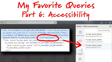 Accessibility: My Favorite Queries Part 6
