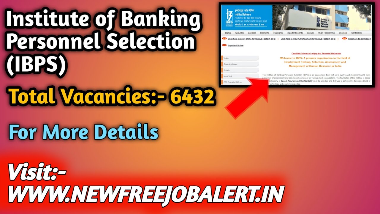 IBPS PO Recruitment 2022 | Odisha Job | New Free Job Alert