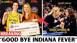 “I’M LEAVING!” Caitlin Clark Accepts LA Sparks Million-Dollar Offer After Fever Coach Betrayal?!
