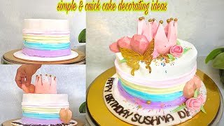 Simple \& Quick Cake Decorating Ideas For Every Occasion | Most Satisfying Chocolate Cake Tutorials