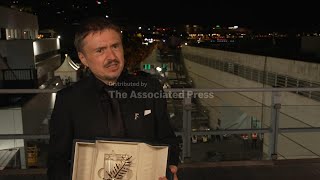 Winners at the Cannes Film Festival share their elation after the ceremony