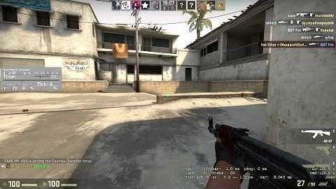 CS:GO - DM - Hit Detection on 90ms ping - Part 1