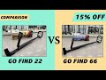 Go find 22 vs go find 66  detector comparison  vourvon roniel