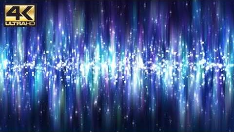After Effects Download Abstract Dark Blue Square Particles Glitter Polar Lights