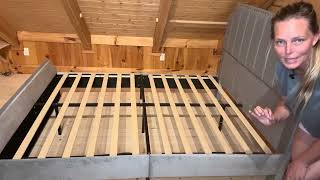 Garvee Queen Size Velvet Bed Frame - Install and Details!