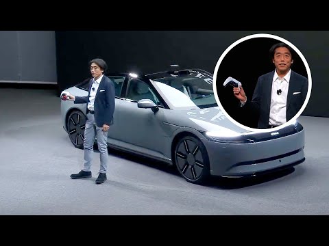 Sony Honda Mobility x CES – Car Prototype Driven by PS5 Controller | World Premiere at CES 2024