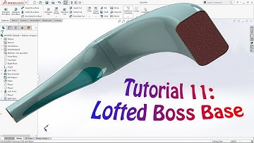 SolidWorks Tutorial 11 Lofted Boss Base | Shower Model | How To Use Lofted Command in SolidWorks
