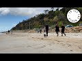 4K - Walking at Anthony&#39;s Nose foreshore beach on a winter&#39;s day....