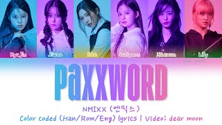 NMIXX (엔믹스) - PAXXWORD (Color coded Han/Rom/Eng lyrics)
