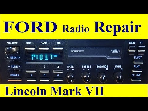Vintage 1988 Lincoln Mark VII Radio E9LF-19B165-AB Repair
