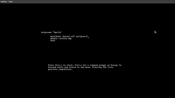 AquilaOS framebuffer early console