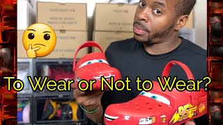 How do I rewire the Lightning McQueen crocs. : r/crocs