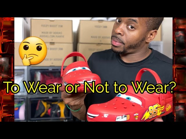 How do I rewire the Lightning McQueen crocs. : r/crocs