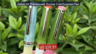 Jinhao 82 Translucent Pocket Cute Fountain Pen — Best Buy 2026 | Great Quality!