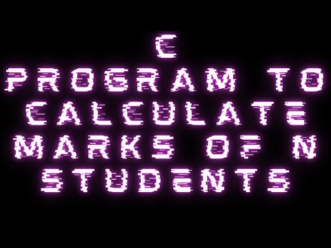 C Program to Calculate Total and Average Marks of N Subjects #40 #clanguage #cprogramming #education