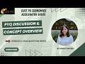 Session 2|2024 PYQ Discussion and Concept Overview| EcoNiti's CUET PG Economics Accelerator series