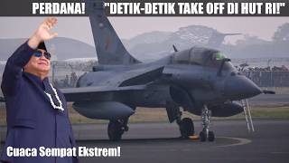 Gila! Suara Jet Tempur Dassault Rafale Sampe F-16 Start Engine Siap-siap Take Off di HUT RI ke-81!