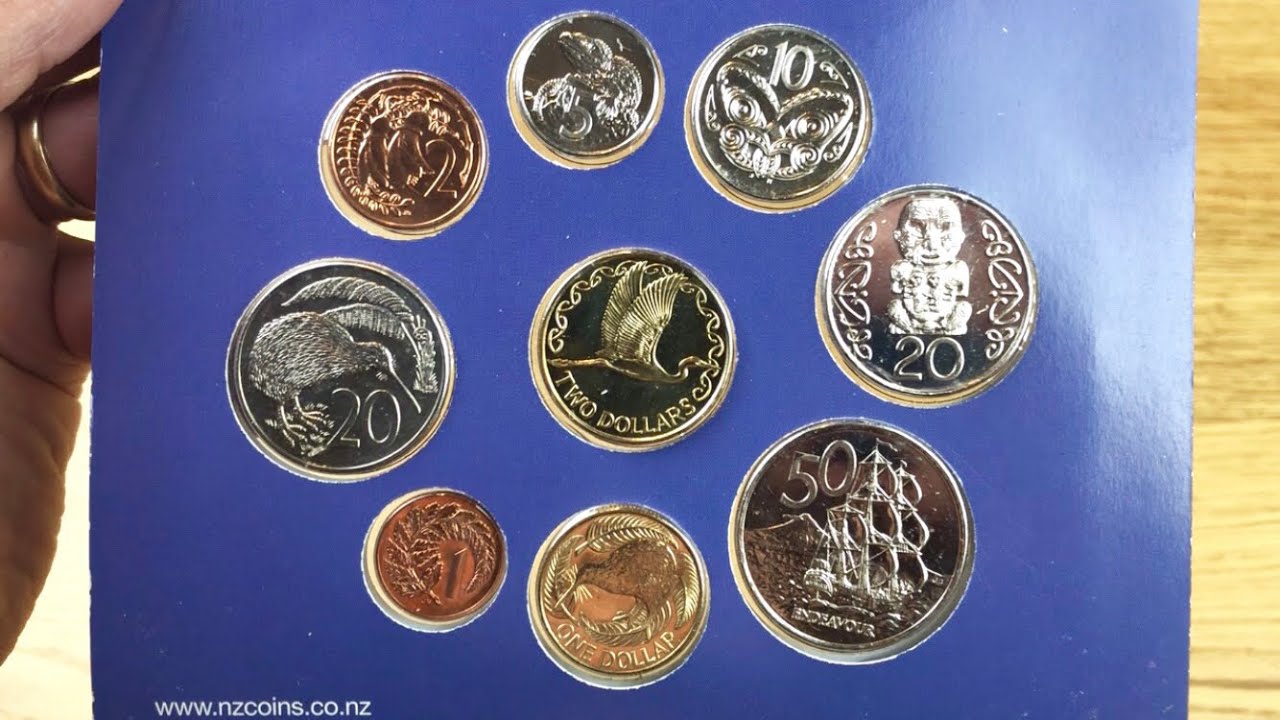 New Zealand Coins In This Beautiful Historic Set 1987 04 Youtube