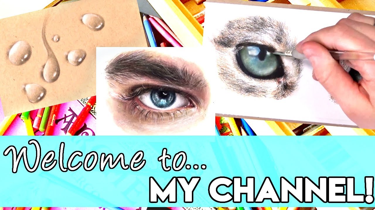 Welcome To My Channel Art Videos Drawing Painting Tutorials Youtube