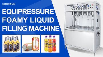 ZONESUN ZS-DG4 Equipressure Foamy Liquid Filling Machine