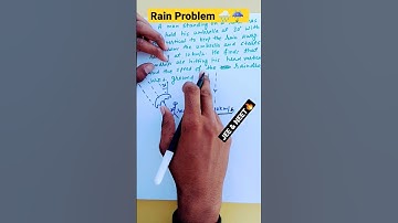 Rain Problem ☔😱|kinematics 🔥| Mechanics 😱🔥 #jee #neet #mechanics