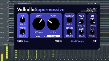 Valhalla Supermassive | Sound Demo (no talking) | Free VST Plugin