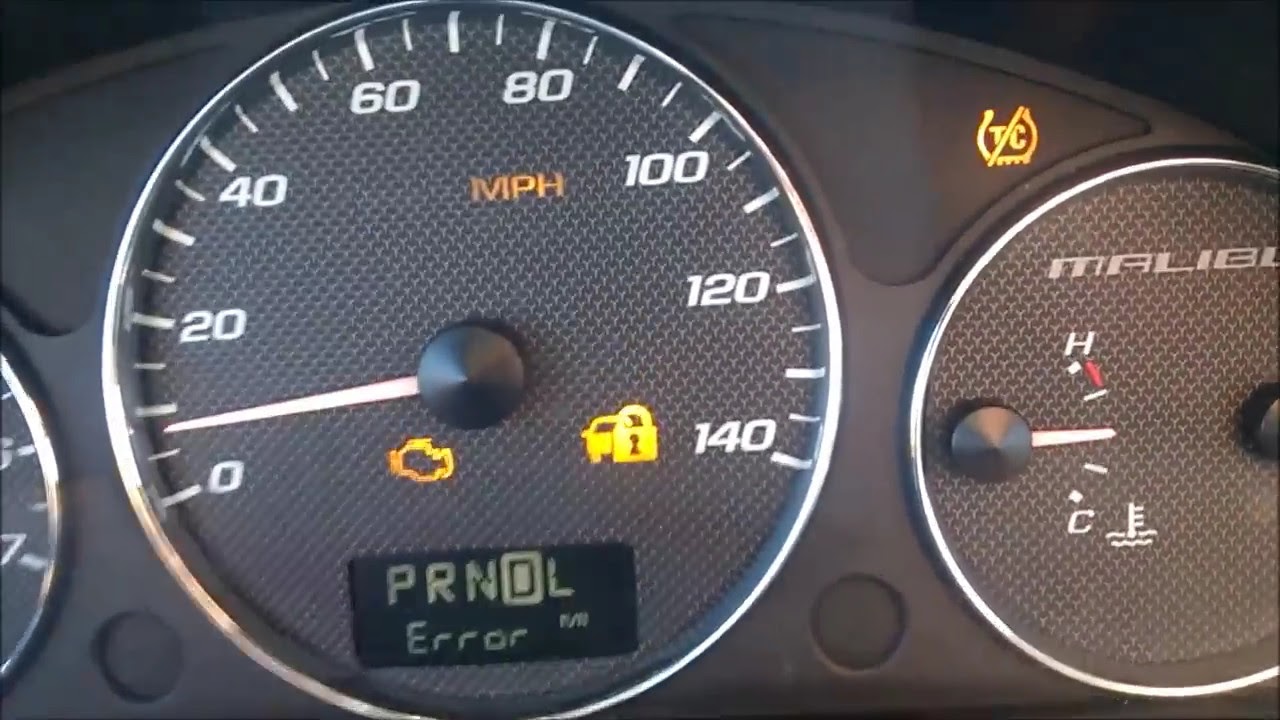 Chevy Malibu Dashboard Symbols