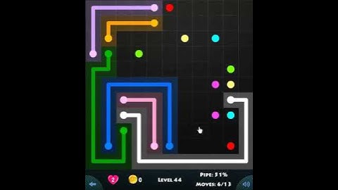 11 × 11 MANIA LEVEL 44 - FLOW GAME ON FACEBOOK Connect the dots
