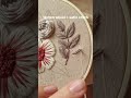 Grey mood hand embroidery🩶 #embroidery #tutorial #diy #handmade #art #craft #stitch #flowers