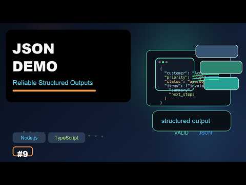Structured Output JSON Demo in OpenAI: Parse Reliable Data with Node.js & TypeScript # 9